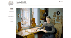 Desktop Screenshot of luthier-gilles.com